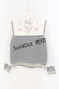 画像3: 【SALE】Shirley Temple / カトラリージャケット  クロ×アイボリー O-25-09-13-029-ET-JA-IG-ZT378