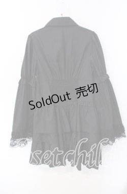 画像3: Jamieエーエヌケー / 姫袖お姫さまティアードブラウス  クロ O-25-09-15-033-LO-BL-IG-OS