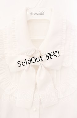 画像2: Jamie エーエヌケー / ダブルカラーブラウス  シロ O-25-09-15-034-LO-BL-IG-OS