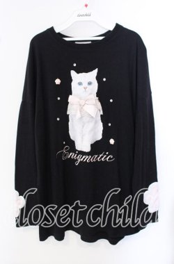 画像1: Ank Rouge / ねこちゃんロンTe  クロ O-25-09-15-036-CA-TO-IG-OS