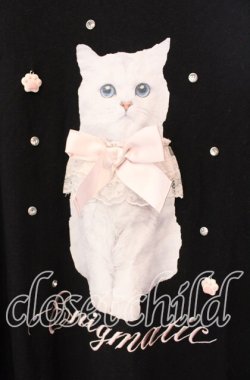 画像2: Ank Rouge / ねこちゃんロンTe  クロ O-25-09-15-036-CA-TO-IG-OS