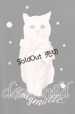 画像2: Ank Rouge / ねこちゃんロンTe  クロ O-25-09-15-036-CA-TO-IG-OS