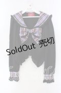 Jamieエーエヌケー / きまぐれセーラープルオーバー  ブラック×パープル O-25-09-15-038-LO-TO-IG-OS