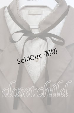 画像2: axes femme POETIQUE / ベストレイヤードシャツ風ワンピース M ブラウン O-25-09-15-046-AX-OP-OW-OS