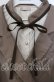 画像2: axes femme POETIQUE / ベストレイヤードシャツ風ワンピース M ブラウン O-25-09-15-046-AX-OP-OW-OS (2)