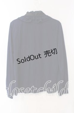 画像3: axes femme / ブラウス風カットソー M ネイビー O-25-09-15-047-AX-TO-OW-OS