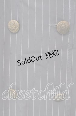 画像2: axes femme POETIQUE / メッセージリボンワンピース M ブルー O-25-09-15-048-AX-OP-OW-OS