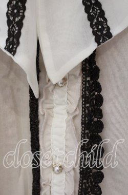 画像2: axes femme / タイ付きブラウス風プルオーバー M キナリ O-25-09-15-055-AX-TO-OW-OS