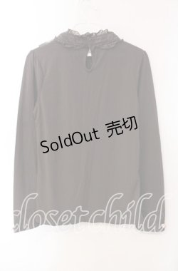 画像3: axes femme / バラモチーフ付きボトルネックプルオーバー M チャコールグレー O-25-09-15-057-AX-TO-OW-OS