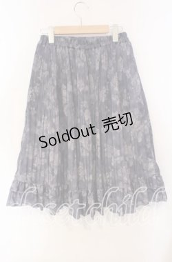 画像3: axes femme / ぼかし柄プリーツスカート M パープル O-25-09-15-061-AX-SK-OW-OS