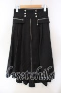 axes femme / ジップ×フィッシュテールスカート M クロ O-25-09-15-063-AX-SK-OW-OS