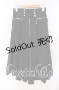 axes femme / ジップ×フィッシュテールスカート M クロ O-25-09-15-063-AX-SK-OW-OS