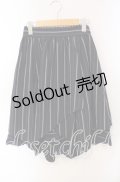 axes femme POETIQUE / レイヤード風レジメンスカート M ネイビー O-25-09-15-066-AX-SK-OW-OS