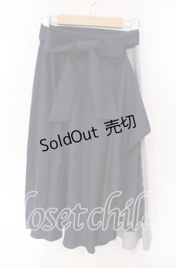 画像1: axes femme / レースフリルスカート M ネイビー O-25-09-15-067-AX-SK-OW-OS