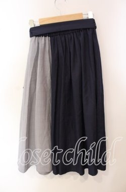 画像2: axes femme / レースフリルスカート M ネイビー O-25-09-15-067-AX-SK-OW-OS