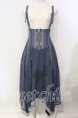 Rozen Kavalier / チェーン＆エンブレムptサススカート  ブルー O-25-09-15-073-OO-SK-OW-OS