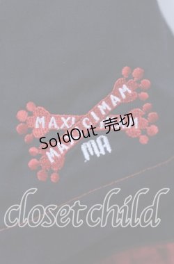 画像2: MA MAXICIMAM / フリルプリーツスカート  ブラック×レッド O-25-09-15-080-PU-SK-IG-OS