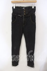 LIZ LISA / ハイウエストスキニーパンツ  クロ O-25-09-15-084-LO-PA-IG-ZT378