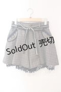 axes femme / グレンチェックショートパンツ M ネイビー O-25-09-15-086-AX-PA-OW-OS