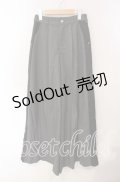 axes femme POETIQUE / ジャガードラインワイドパンツ M グレー O-25-09-15-087-AX-PA-OW-OS