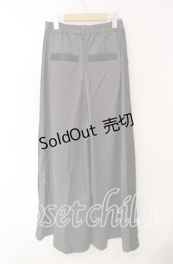 画像3: axes femme POETIQUE / ジャガードラインワイドパンツ M グレー O-25-09-15-087-AX-PA-OW-OS