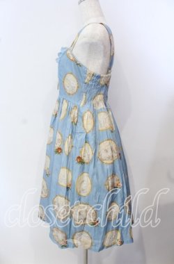 画像3: Leur Getter / Alice Broochシフォンフリル付キャミワンピース  サックス O-25-09-15-008-LU-OP-IG-OS