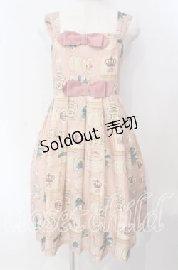 画像1: Leur Getter / Royal Fragranceキャミワンピース  ピンク O-25-09-15-009-LU-OP-IG-OS