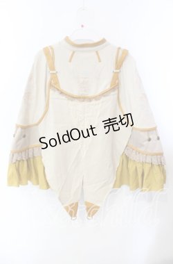 画像4: Ozz oneste / 蝶舞秋園ミニマント  ベージュ×マスタード O-25-09-15-013-OO-JA-OW-OS