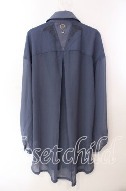 画像3: Rozen Kavalier / フェイクレイヤードシアーシャツ  ブルー O-25-09-15-016-OO-BL-OW-OS