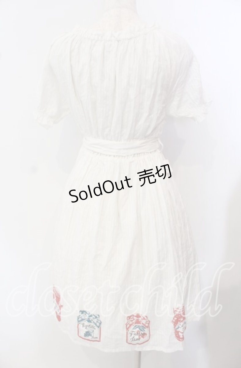 画像3: 【SALE】Fi.n.t / ジャム瓶柄ワンピース  オフ O-25-09-15-018-CA-OP-IG-ZT259 (3)