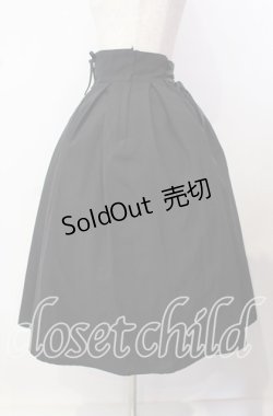 画像3: Innocent World White / 編み上げタックスカート M クロ O-25-09-15-002-IW-SK-IG-OS