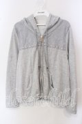 axes femme / はしごレースパーカー  グレー O-25-09-15-026-AX-TO-IG-OS