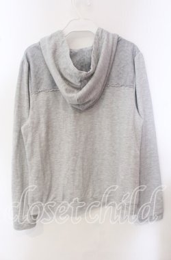画像3: axes femme / はしごレースパーカー  グレー O-25-09-15-026-AX-TO-IG-OS