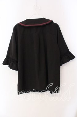 画像3: axes femme / タイ付ブラウス L クロ O-25-09-16-032-AX-BL-OW-OS