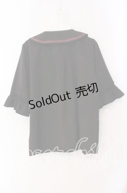 画像3: axes femme / タイ付ブラウス L クロ O-25-09-16-032-AX-BL-OW-ZT0920A