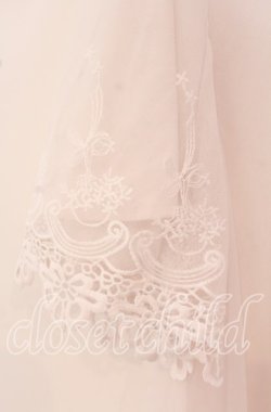 画像2: axes femme / レース重ね袖チュールプルオーバー F シロ O-25-09-16-036-AX-TO-OW-OS