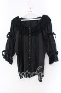 axes femme kawaii / メェールプロフォーンドゥブラウス M クロ O-25-09-16-037-AX-BL-OW-OS