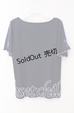 画像3: 【SALE】axes femme / リボン×スカラップ刺繍プルオーバー F ネイビー O-25-09-16-038-AX-TO-OW-ZT082