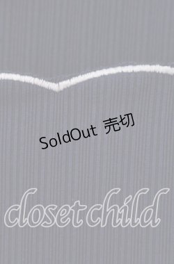 画像4: 【SALE】axes femme / リボン×スカラップ刺繍プルオーバー F ネイビー O-25-09-16-038-AX-TO-OW-ZT082