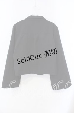 画像3: axes femme / W釦スリット袖ジップジャケット F クロ O-25-09-16-041-AX-TO-OW-OS