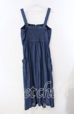 画像2: 【SALE】axes femme / センタージップデニムジャンスカ F ブルー O-25-09-16-042-AX-OP-OW-ZT257 (2)