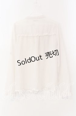 画像3: axes femme / コスモス刺繍ブラウスプルオーバー F キナリ O-25-09-16-044-AX-BL-OW-OS