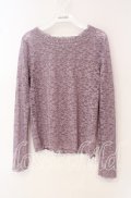 axes femme / ラウンドネックレースインナー F ラベンダー O-25-09-16-047-AX-TO-OW-OS