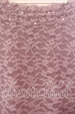 画像2: axes femme / ラウンドネックレースインナー F ラベンダー O-25-09-16-047-AX-TO-OW-OS