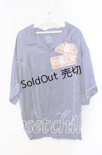 Karl Helmut / マテリアルキャット刺繍サテンブルゾン 4（L） ブルー O-25-09-16-053-EL-JA-IG-ZT105