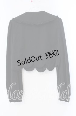 画像3: Ank Rouge / 裾スカラップブラウス  クロ O-25-09-16-055-CA-BL-IG-OS