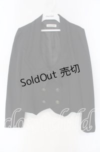 Innocent World / フルールジャケット（2023） M クロ O-25-09-16-062-IW-JA-IG-OS