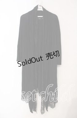 画像1: CIVARIZE / Repレイヤードレース5分袖トッパーカーディガン 46 ブラック O-25-09-16-063-GO-TO-IG-OS