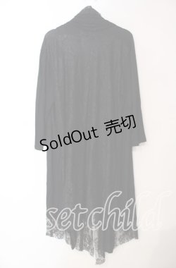 画像3: CIVARIZE / Repレイヤードレース5分袖トッパーカーディガン 46 ブラック O-25-09-16-063-GO-TO-IG-OS