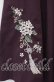 画像2: axes femme / ジャスミン刺繍スカート F ワイン O-25-09-16-065-AX-SK-OW-OS (2)